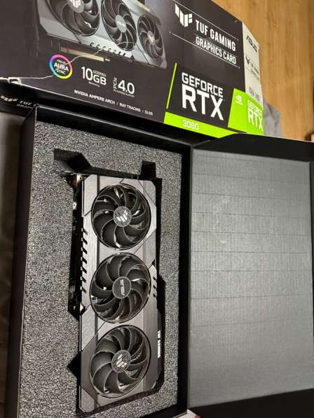 Видеокарта ASUS GeForce rtx 3080 в Санкт-Петербурге фото 3