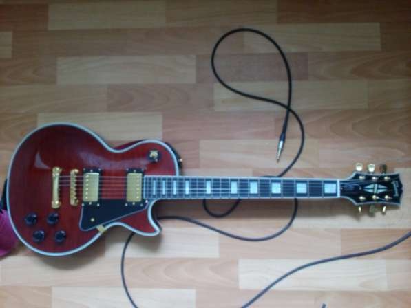 Гитара Gibson Les Paul Custom (Реплика) в Новосибирске фото 3