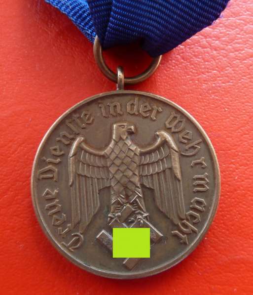 Германия 3 рейх Медаль 12 лет выслуги в Вермахте в Орле фото 9