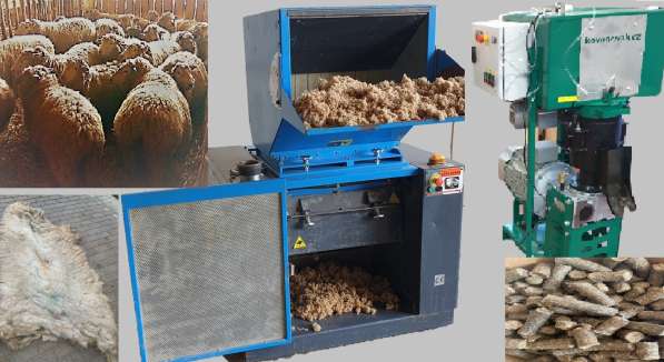 Пресс - грануляторы для овечьей шерсти BN 100W/BN400W