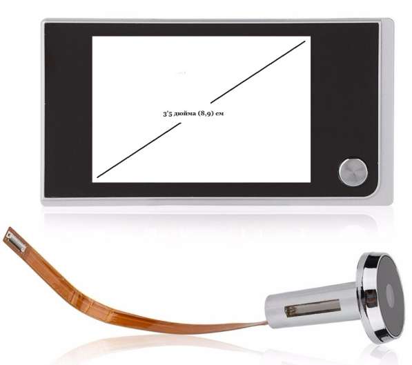 Видео глазок для двери домофон камера в Москве фото 16