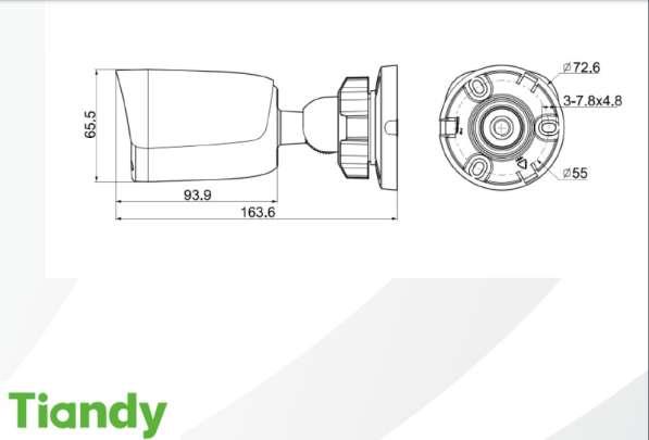 Уличная IP камера 2мп Tiandy TC-C321N в Керчи в Керчи фото 3