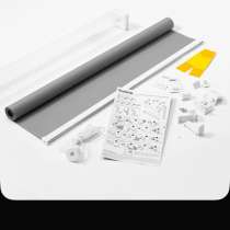 Рулонная штора FixLine BASIC 80х180 см, темно-серый, в Красноярске