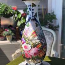 Прекрасная фарфоровая ваза Vieux Paris, в Москве