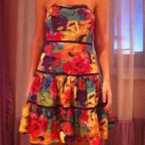 Сарафан Anna Sui М 46 44 клёш разноцветный платье вискоза 89, в Москве