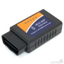 аксессуар адаптер ELM-327 obd2 blue, в Чапаевске