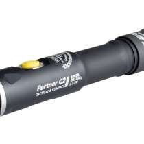 Фонарь Armytek Partner C2 Pro v3 XHP35 Серебро (Теплый свет), в г.Актау