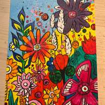 Картина цветы яркая, в Ульяновске