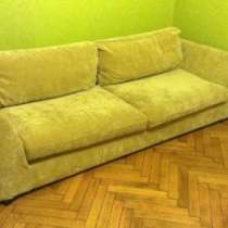 бежевый диван-кровать в отличном состоянии, в Москве