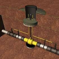 Подземный газовый кран шаровый Broen Ballomax, в Самаре