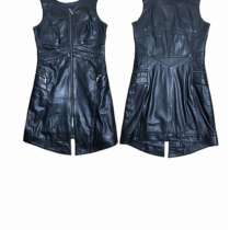 Платье из натуральной кожи, размер 38, в Москве