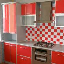 кухня малко красные фасады, в Ростове-на-Дону