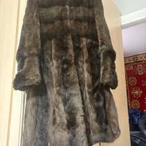 Шуба норка с капюшоном, в Омске