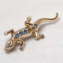 Бижутерия брошь Ящерица (H320), в Москве