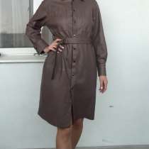 Платье-рубашка из экокожи, в Санкт-Петербурге