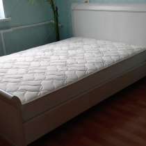 Кровать двухспальная дуб белладжио с анатомическим матрасом, в Набережных Челнах