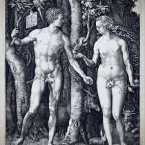 Obraz. Albrecht Durer „Adam and Eve”, в г.Познань