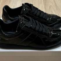 Кроссовки Maison Margiela replica patent black, в Москве