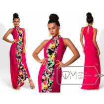 Летние яркое платье в пол артикул - Артикул: Am8030-1, в Ставрополе