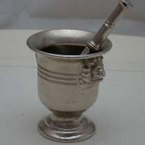 Ступка с пестиком маленькая Львы (X168), в Москве