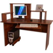 Стол компьютерный СКН-2 орех ЕвроМебель, в Новокузнецке