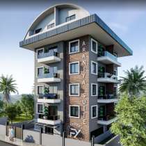 Продаётся новая квартира 1+1 в новом комплексе, в районе Оба, в г.Аланья