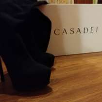 Замшевые ботфорты Casadei, в Москве