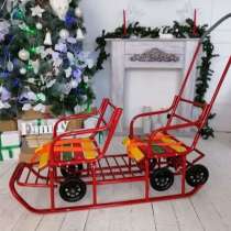 Санки двойни усиленные с 6 колесами, в Санкт-Петербурге