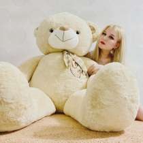 Плюшевый медведь, огромный 2 метра. Предлагайте свою цену), в Челябинске