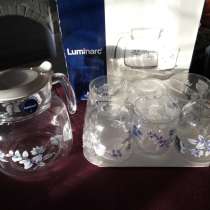 Чайный набор абсолютно новый Люминарк-Голубой, в г.Ташкент