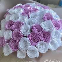 Цветы из атласных лент, в Новосибирске