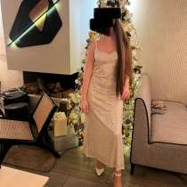 Платье женское в пайетках золотистое, в Краснодаре